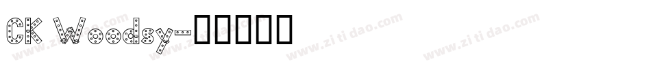 CK Woodsy字体转换